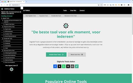 Heading structuur controleren from Chrome web store to be run with OffiDocs Chromium online Heading structuur controleren from Chrome web store to be run with OffiDocs Chromium online