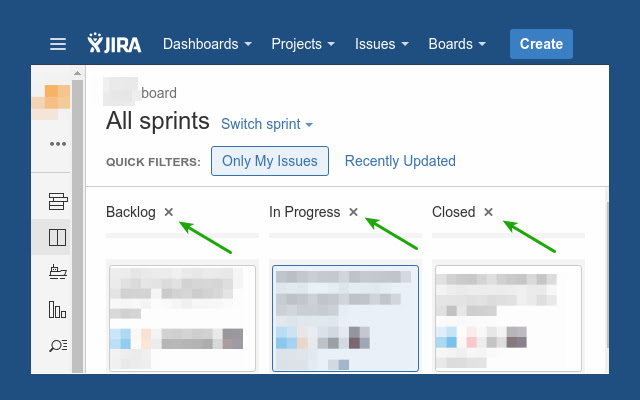 hide jira board columns from Chrome web store to be run with OffiDocs Chromium online hide jira board columns from Chrome web store to be run with OffiDocs Chromium online