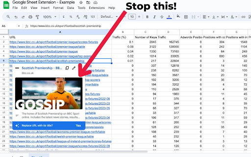 Hide Link Preview in Google Sheets from Chrome web store to be run with OffiDocs Chromium online Hide Link Preview in Google Sheets from Chrome web store to be run with OffiDocs Chromium online