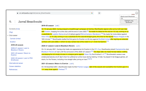 Highlight Long Sentences Improved from Chrome web store to be run with OffiDocs Chromium online Highlight Long Sentences Improved from Chrome web store to be run with OffiDocs Chromium online