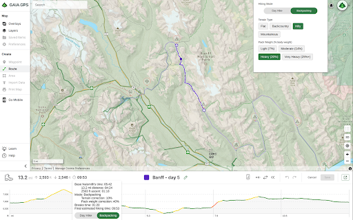 Hiking Duration Estimator for Gaia GPS from Chrome web store to be run with OffiDocs Chromium online Hiking Duration Estimator for Gaia GPS from Chrome web store to be run with OffiDocs Chromium online