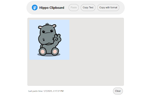 Hippo clipboard Sync from Chrome web store to be run with OffiDocs Chromium online Hippo clipboard Sync from Chrome web store to be run with OffiDocs Chromium online