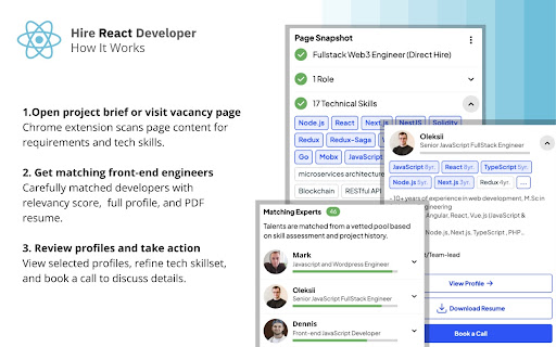 Hire React Developer from Chrome web store to be run with OffiDocs Chromium online Hire React Developer from Chrome web store to be run with OffiDocs Chromium online