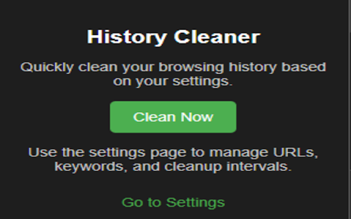 History Wiper from Chrome web store to be run with OffiDocs Chromium online History Wiper from Chrome web store to be run with OffiDocs Chromium online
