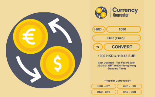 HKD Currency Converter from Chrome web store to be run with OffiDocs Chromium online HKD Currency Converter from Chrome web store to be run with OffiDocs Chromium online