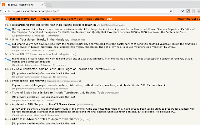 HN Previewer from Chrome web store to be run with OffiDocs Chromium online HN Previewer from Chrome web store to be run with OffiDocs Chromium online