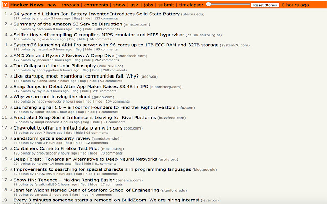 HN timelapse from Chrome web store to be run with OffiDocs Chromium online HN timelapse from Chrome web store to be run with OffiDocs Chromium online