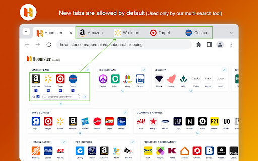 Hoomster Dashboard New Tabs. from Chrome web store to be run with OffiDocs Chromium online Hoomster Dashboard New Tabs. from Chrome web store to be run with OffiDocs Chromium online