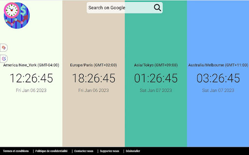 Horloge Mondiale Multifuseaux from Chrome web store to be run with OffiDocs Chromium online Horloge Mondiale Multifuseaux from Chrome web store to be run with OffiDocs Chromium online