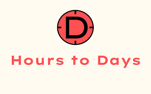 Hours to Days from Chrome web store to be run with OffiDocs Chromium online Hours to Days from Chrome web store to be run with OffiDocs Chromium online