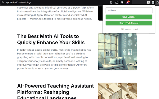 HTML Content Copier from Chrome web store to be run with OffiDocs Chromium online HTML Content Copier from Chrome web store to be run with OffiDocs Chromium online