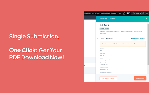 HubSpot Form Submissions Exporter from Chrome web store to be run with OffiDocs Chromium online HubSpot Form Submissions Exporter from Chrome web store to be run with OffiDocs Chromium online