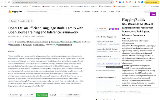 HuggingBuddy from Chrome web store to be run with OffiDocs Chromium online HuggingBuddy from Chrome web store to be run with OffiDocs Chromium online