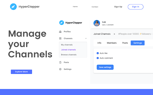 HyperClapper Engagement Tool with Chat GPT from Chrome web store to be run with OffiDocs Chromium online HyperClapper Engagement Tool with Chat GPT from Chrome web store to be run with OffiDocs Chromium online