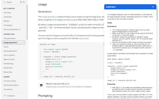 IceCream from Chrome web store to be run with OffiDocs Chromium online IceCream from Chrome web store to be run with OffiDocs Chromium online