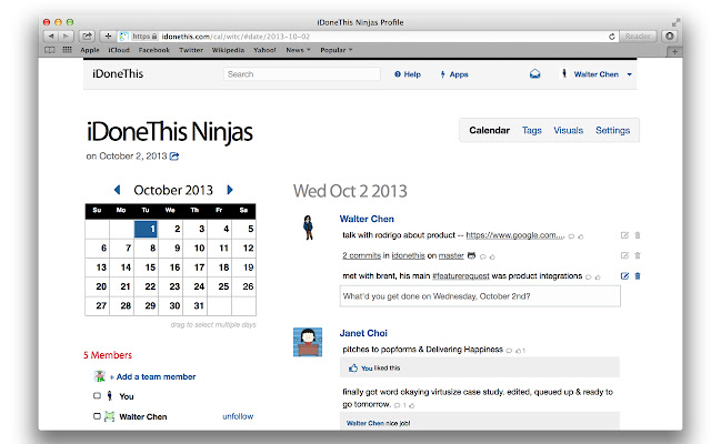 iDoneThis from Chrome web store to be run with OffiDocs Chromium online iDoneThis from Chrome web store to be run with OffiDocs Chromium online