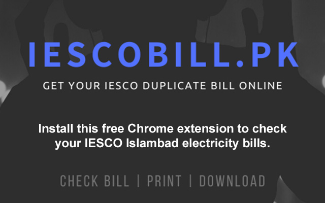 IESCO Bill from Chrome web store to be run with OffiDocs Chromium online IESCO Bill from Chrome web store to be run with OffiDocs Chromium online