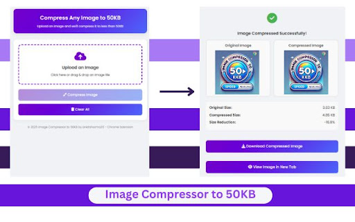 Image Compressor to 50KB from Chrome web store to be run with OffiDocs Chromium online Image Compressor to 50KB from Chrome web store to be run with OffiDocs Chromium online