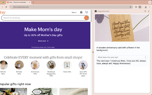 ImageDescriber from Chrome web store to be run with OffiDocs Chromium online ImageDescriber from Chrome web store to be run with OffiDocs Chromium online