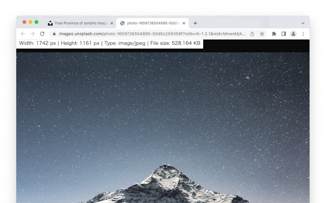 Image info tab from Chrome web store to be run with OffiDocs Chromium online Image info tab from Chrome web store to be run with OffiDocs Chromium online