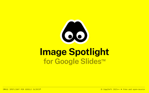 Image Spotlight for Google Slides from Chrome web store to be run with OffiDocs Chromium online Image Spotlight for Google Slides from Chrome web store to be run with OffiDocs Chromium online