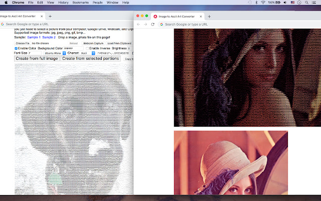 Image to Ascii Art Converter from Chrome web store to be run with OffiDocs Chromium online Image to Ascii Art Converter from Chrome web store to be run with OffiDocs Chromium online