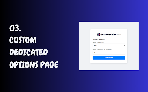 ImageWiz All In One Image Converter from Chrome web store to be run with OffiDocs Chromium online ImageWiz All In One Image Converter from Chrome web store to be run with OffiDocs Chromium online