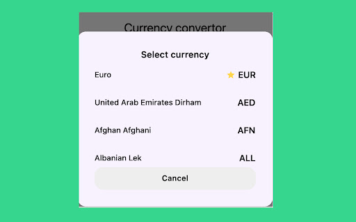 InCurrency from Chrome web store to be run with OffiDocs Chromium online InCurrency from Chrome web store to be run with OffiDocs Chromium online