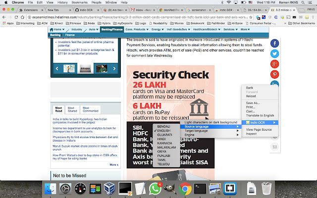 Indic OCR from Chrome web store to be run with OffiDocs Chromium online Indic OCR from Chrome web store to be run with OffiDocs Chromium online