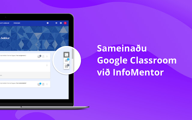 InfoMentor Ísland from Chrome web store to be run with OffiDocs Chromium online InfoMentor Ísland from Chrome web store to be run with OffiDocs Chromium online