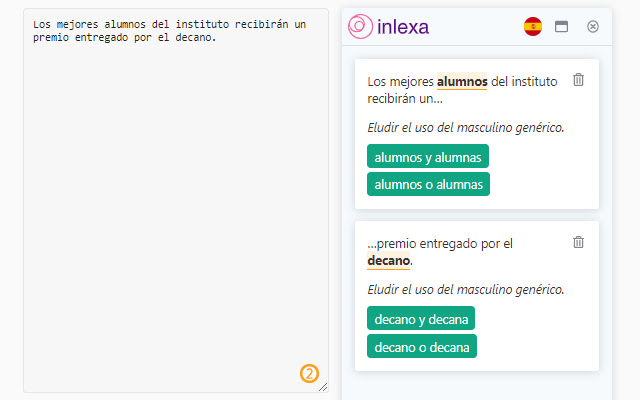 Inlexa from Chrome web store to be run with OffiDocs Chromium online Inlexa from Chrome web store to be run with OffiDocs Chromium online