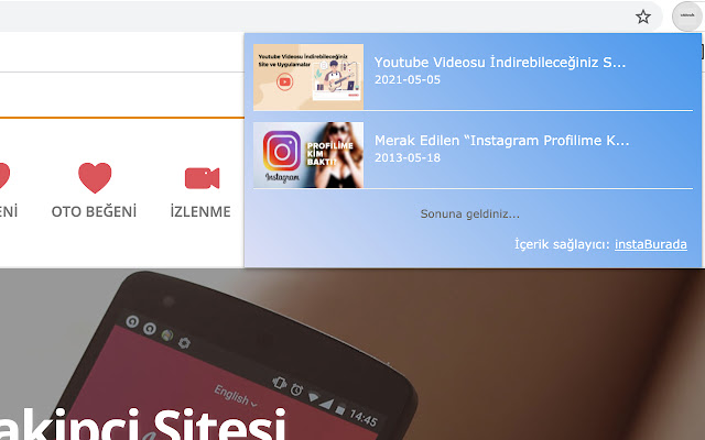 instaBurada from Chrome web store to be run with OffiDocs Chromium online instaBurada from Chrome web store to be run with OffiDocs Chromium online
