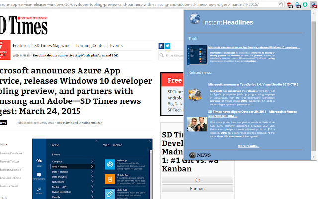InstantHeadlines from Chrome web store to be run with OffiDocs Chromium online InstantHeadlines from Chrome web store to be run with OffiDocs Chromium online
