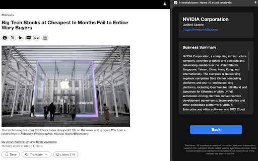 Investabloom: AI GPT Stock Crypto Analysis from Chrome web store to be run with OffiDocs Chromium online Investabloom: AI GPT Stock Crypto Analysis from Chrome web store to be run with OffiDocs Chromium online