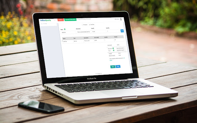 Invoice Quickly from Chrome web store to be run with OffiDocs Chromium online Invoice Quickly from Chrome web store to be run with OffiDocs Chromium online