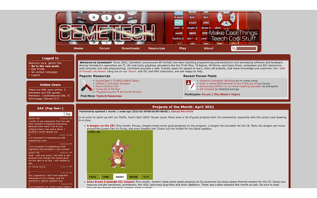 iPhoenixs Cemetech Userstyle from Chrome web store to be run with OffiDocs Chromium online iPhoenixs Cemetech Userstyle from Chrome web store to be run with OffiDocs Chromium online