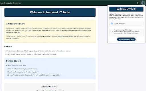 Irrational JT Tools from Chrome web store to be run with OffiDocs Chromium online Irrational JT Tools from Chrome web store to be run with OffiDocs Chromium online