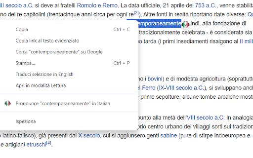Italian Pronouncer Extension from Chrome web store to be run with OffiDocs Chromium online Italian Pronouncer Extension from Chrome web store to be run with OffiDocs Chromium online