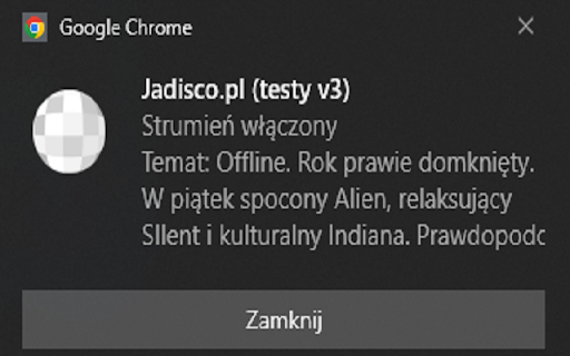 Jadisco.pl manifest v3 from Chrome web store to be run with OffiDocs Chromium online Jadisco.pl manifest v3 from Chrome web store to be run with OffiDocs Chromium online