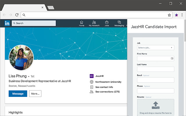 JazzHR Candidate Importer from Chrome web store to be run with OffiDocs Chromium online JazzHR Candidate Importer from Chrome web store to be run with OffiDocs Chromium online