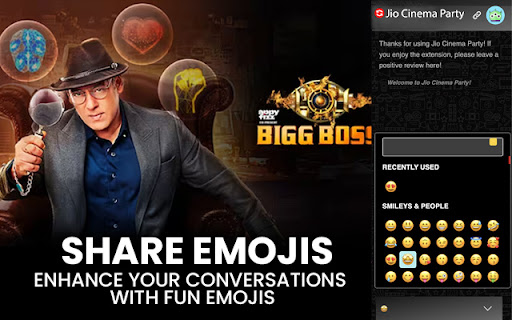 Jio Cinema Party from Chrome web store to be run with OffiDocs Chromium online Jio Cinema Party from Chrome web store to be run with OffiDocs Chromium online