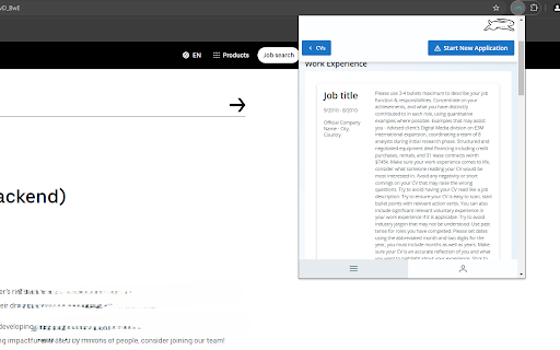 JobSwift.AI Apply For A Job Differently from Chrome web store to be run with OffiDocs Chromium online JobSwift.AI Apply For A Job Differently from Chrome web store to be run with OffiDocs Chromium online
