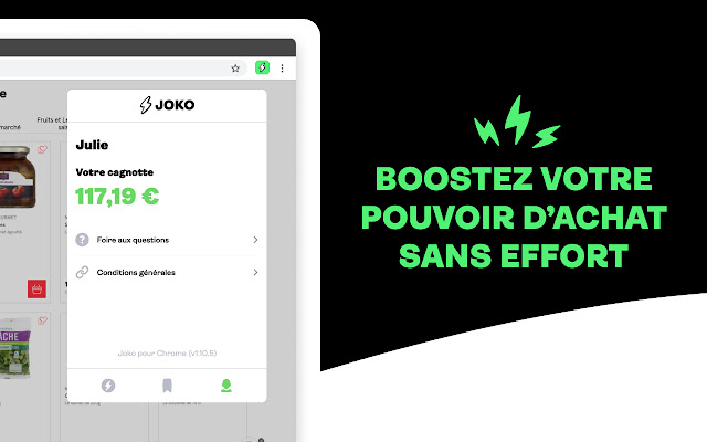 Joko: cashback and good deals from Chrome web store to be run with OffiDocs Chromium online Joko: cashback and good deals from Chrome web store to be run with OffiDocs Chromium online