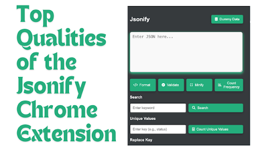 Jsonify from Chrome web store to be run with OffiDocs Chromium online Jsonify from Chrome web store to be run with OffiDocs Chromium online