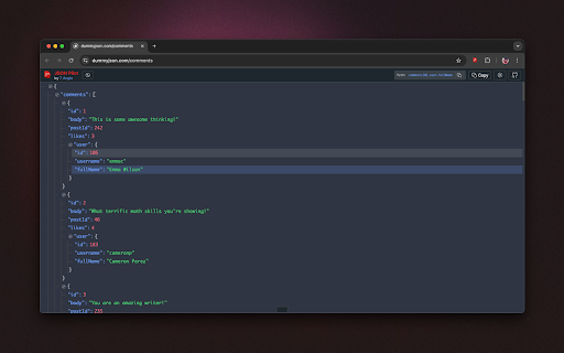 JSON Pilot from Chrome web store to be run with OffiDocs Chromium online JSON Pilot from Chrome web store to be run with OffiDocs Chromium online