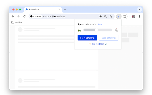 Just Scroll from Chrome web store to be run with OffiDocs Chromium online Just Scroll from Chrome web store to be run with OffiDocs Chromium online