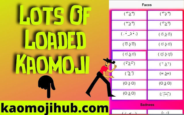 Kaomoji from Chrome web store to be run with OffiDocs Chromium online Kaomoji from Chrome web store to be run with OffiDocs Chromium online