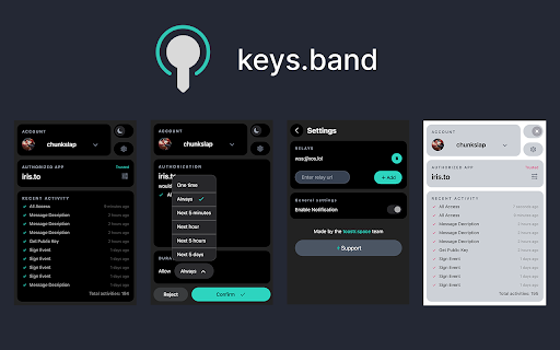 Keys.Band from Chrome web store to be run with OffiDocs Chromium online Keys.Band from Chrome web store to be run with OffiDocs Chromium online