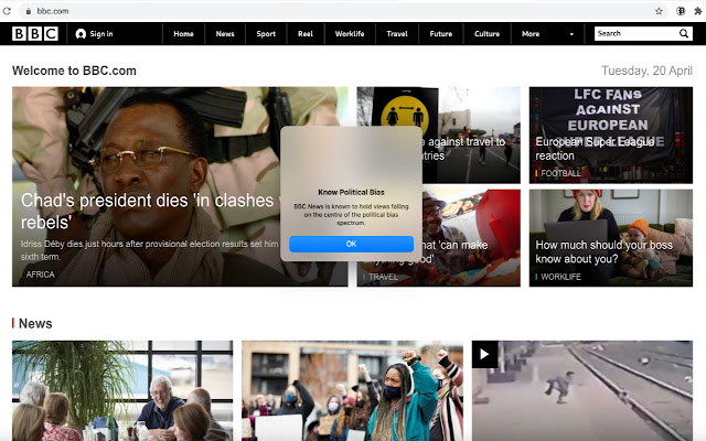 Know Political Bias from Chrome web store to be run with OffiDocs Chromium online Know Political Bias from Chrome web store to be run with OffiDocs Chromium online