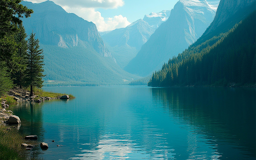 Lake and green mountains from Chrome web store to be run with OffiDocs Chromium online Lake and green mountains from Chrome web store to be run with OffiDocs Chromium online
